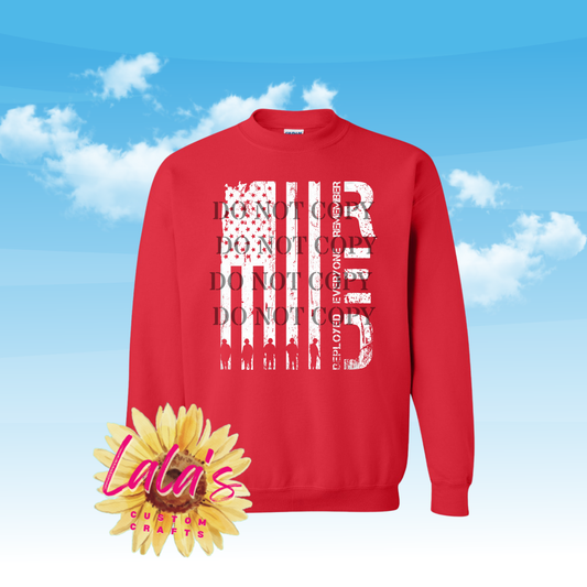 R.E.D. Flag — Remember Everyone Deployed Shirt