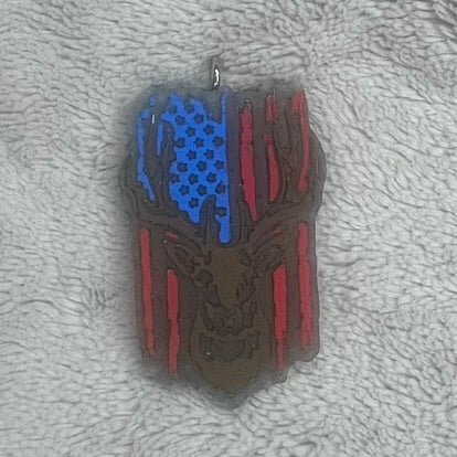 American Flag Deer Freshie